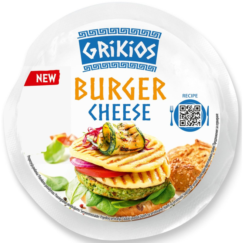 Grikios Grilovací polotvrdý sýr burger
