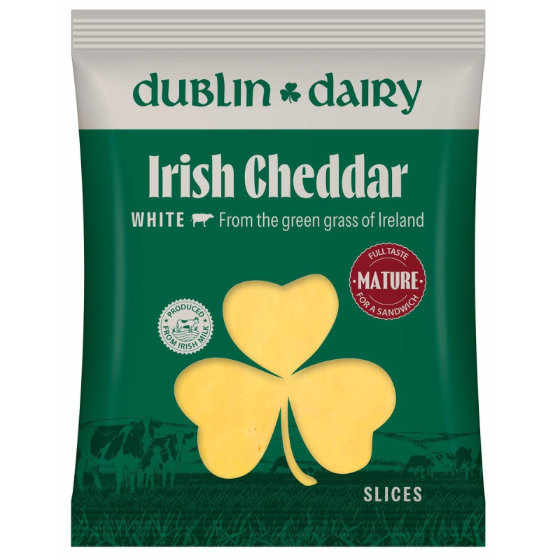 Dublin Dairy Irish cheddar white mature plátky