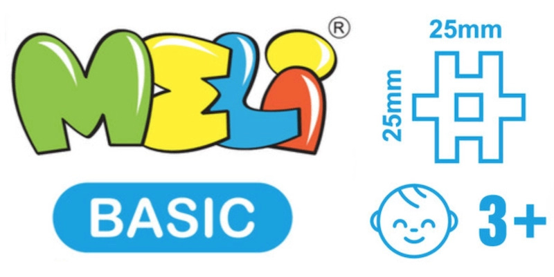 Konstrukční stavebnice meli basic edu 2000 ks