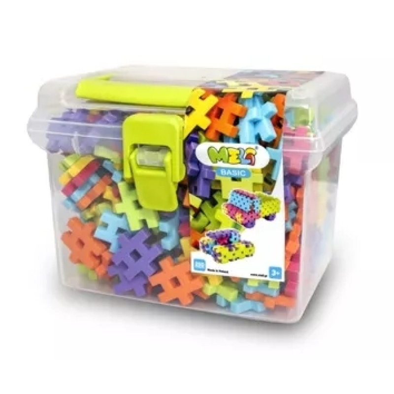 Meli stavebnice základní cestovní box 250 dílků