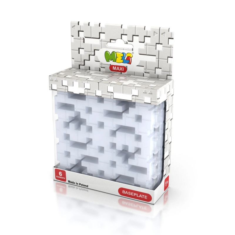 Meli Maxi stavební základna, šedá (6 ks)