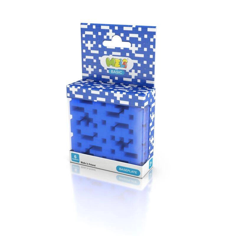 Konstrukční základna MELI Basic – 6 dílů, modrá