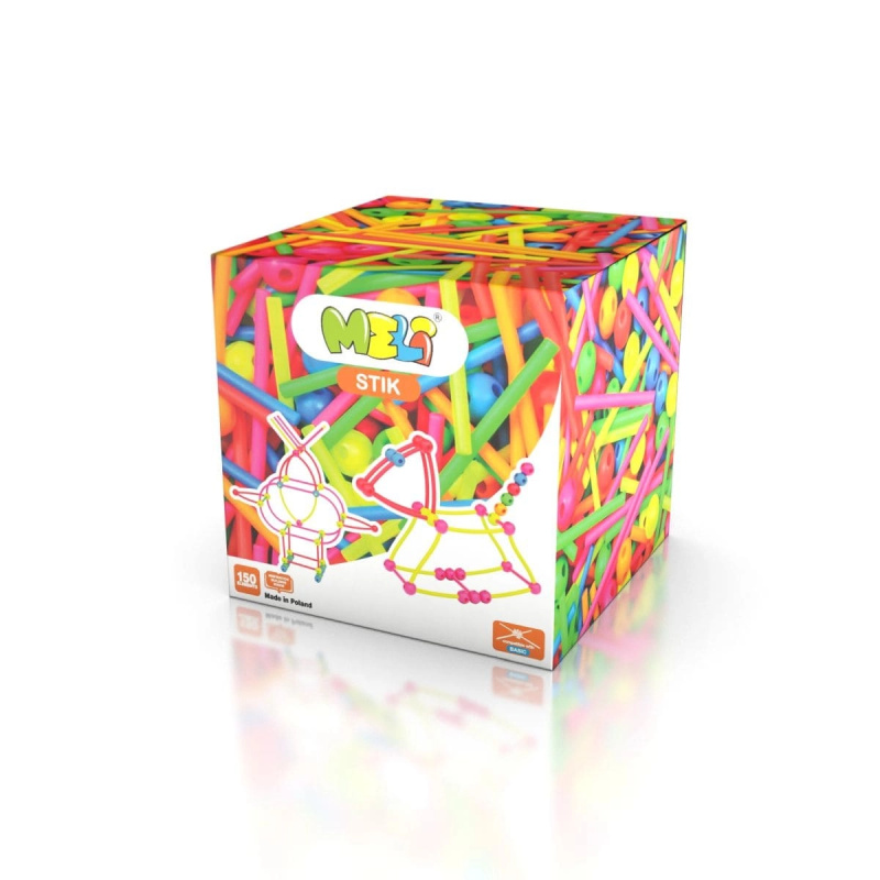 Stavebnice MELI STIK Neon 150 dílků