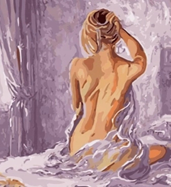 NORIMPEX Malování podle čísel Probuzení ženy 40 × 50 cm