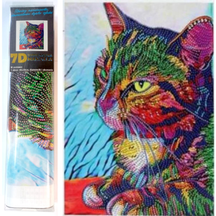 NORIMPEX Diamantové malování Upřený pohled 30x40cm