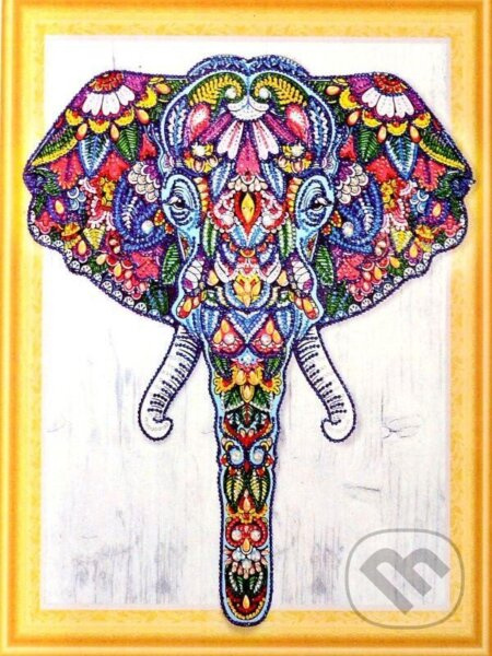 Norimpex Diamantové malování 7D Slon 30 x 40 cm