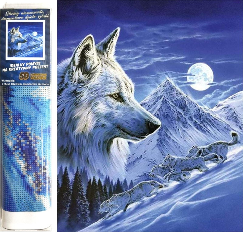 Norimpex Diamantové malování Noční lovci 30 x 40 cm