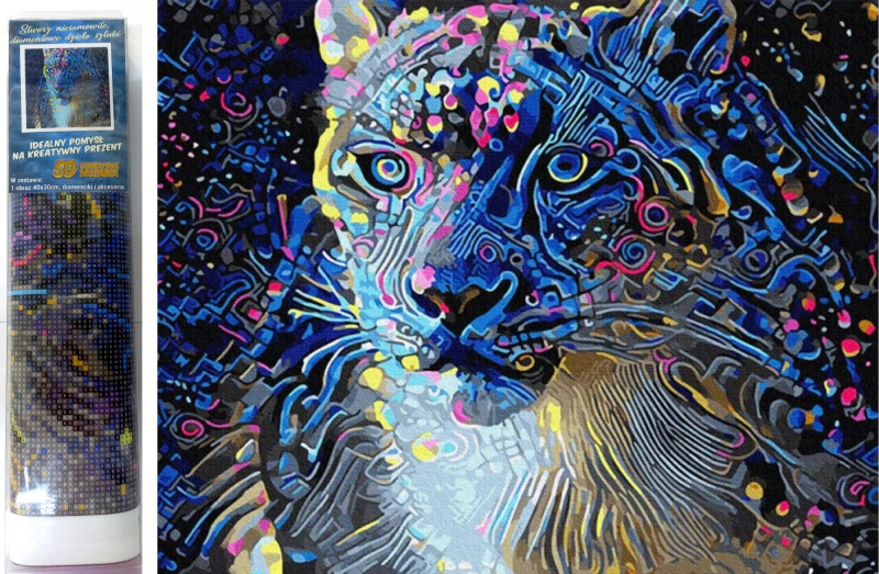 Norimpex Diamantové malování Lvice 30 x 40 cm