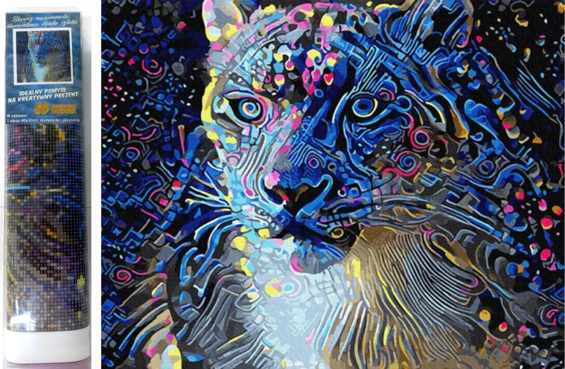 Norimpex Diamantové malování Lvice 30 x 40 cm