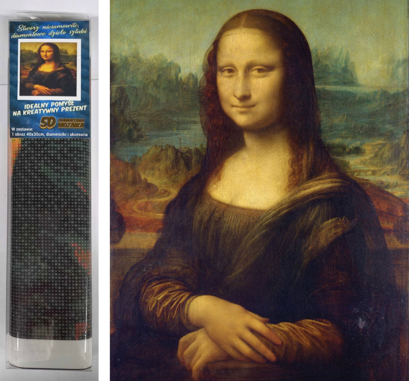 Sada na diamantové malování - Mona Lisa