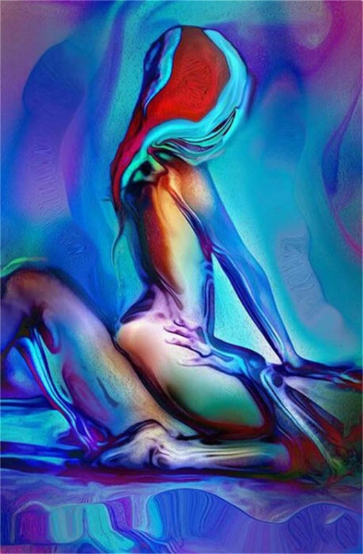 Diamantové malování Milenci 30 × 40 cm