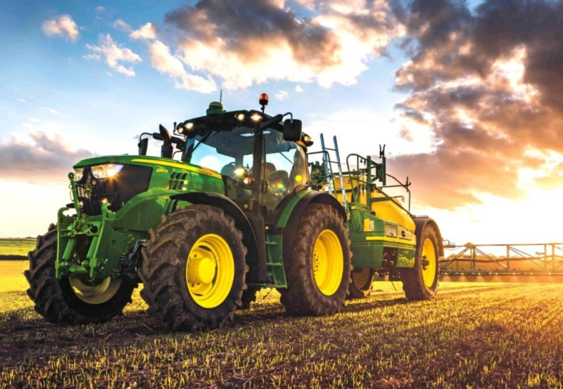 Diamantové Malování Traktor John Deere