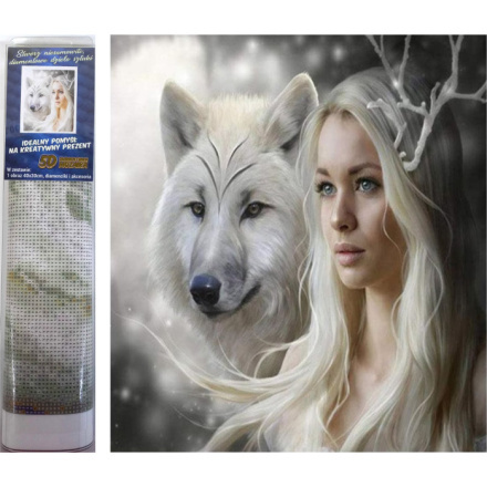 Norimpex Diamantové malování Královna ledových plání 30x40cm