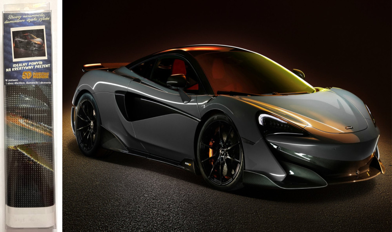 Norimpex Diamantové malování McLaren 600LT 30 x 40 cm