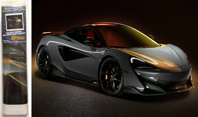 Norimpex Diamantové malování McLaren 600LT 30 x 40 cm
