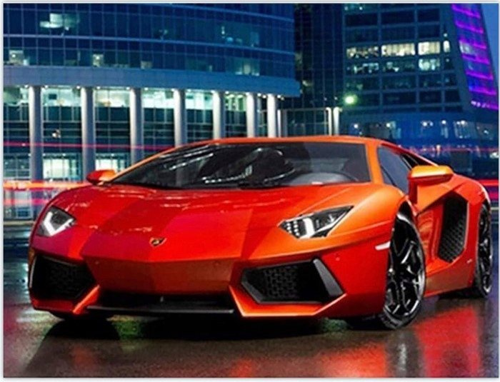 Diamantová mozaika Norimpex - Červené auto