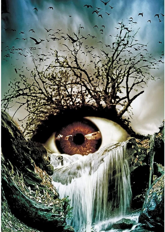 Diamantové malování Oko