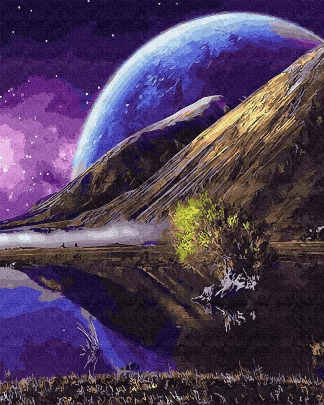 Norimpex diamantové malování – planeta 30 × 40 cm