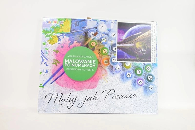Malování podle čísel Planeta