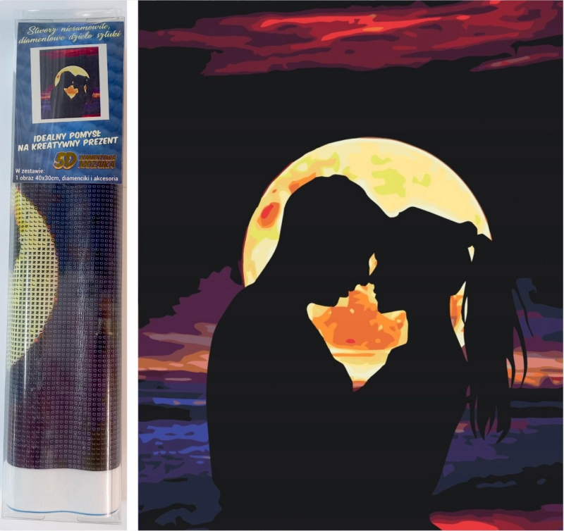 Diamantové malování – My dva 30 × 40 cm