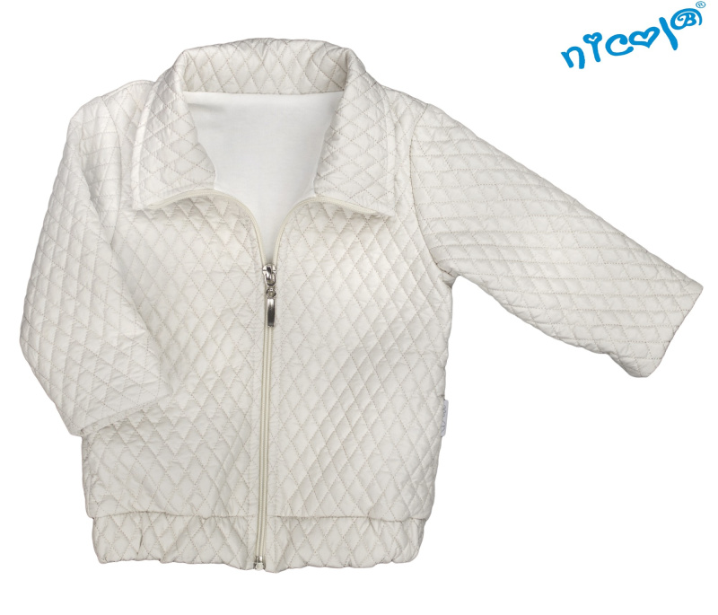 Kojenecká bunda , Paula - šedá/smetanová, vel. 104