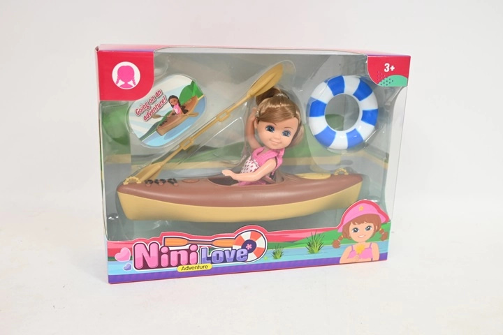 Panenka Nini Love v kajaku 13 cm
