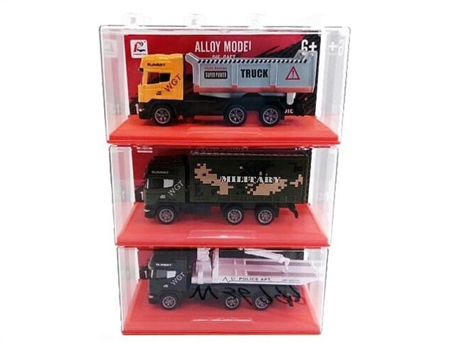 Kovové mini nákladní auto 11 cm v krabičce (mix 14 druhů) - 1 kus
