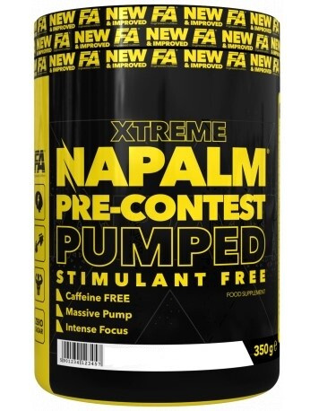 FA Xtreme Napalm Pre-Contest Pumped Stimulant Free 350 g - dračí ovoce