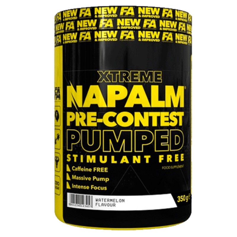 FA Xtreme Napalm Pre-Contest Pumped Stimulant Free 350 g - mango/citron