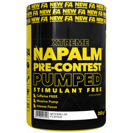 FA Xtreme Napalm Pre-Contest Pumped Stimulant Free 350 g - mango/citron