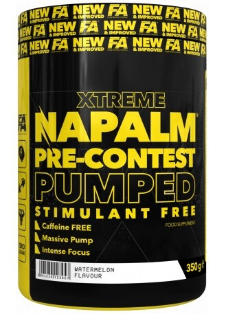 FA Xtreme Napalm Pre-Contest Pumped Stimulant Free 350 g - vodní meloun