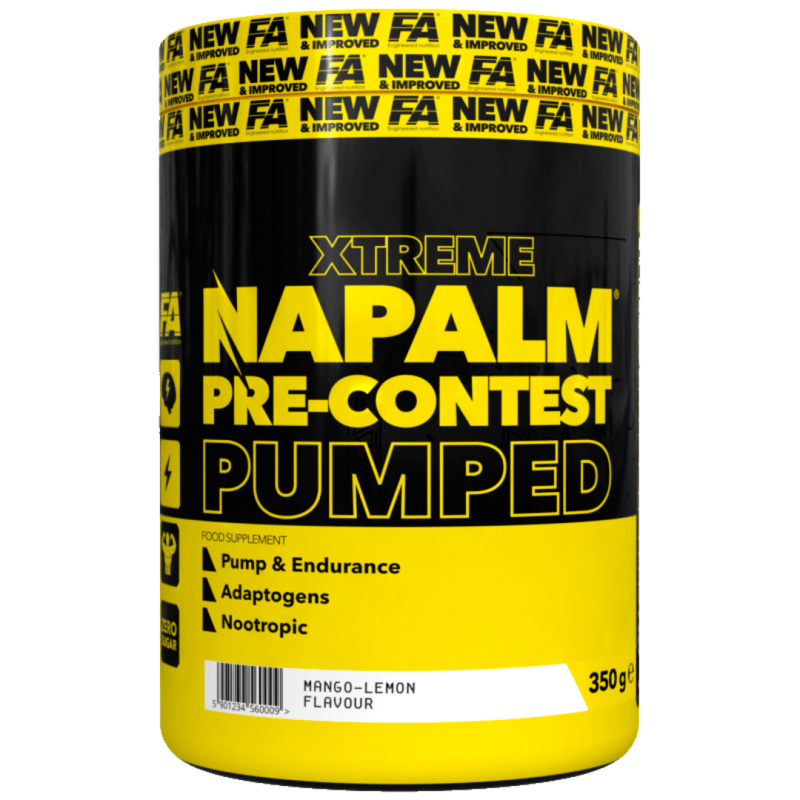 Fitness Authority Xtreme Napalm Pre-Contest Pumped, 350 g Příchuť: Třešeň/Citrón