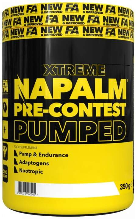 FA Xtreme Napalm Pre-Contest Pumped 350 g - dračí ovoce
