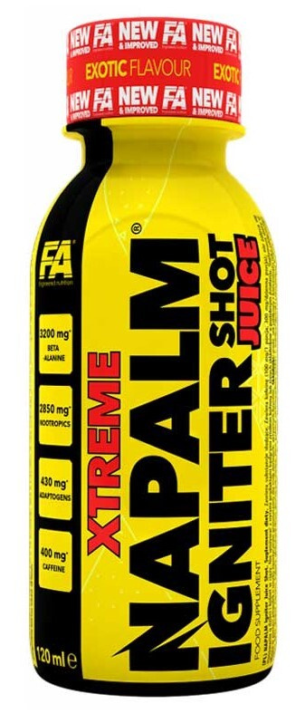Fitness Authority Xtreme Napalm Igniter Shot Juice 120 ml Příchuť: Exotic