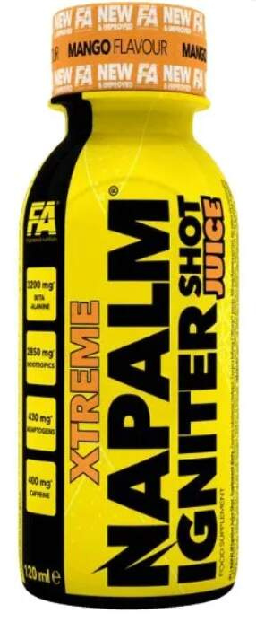 Fitness Authority Xtreme Napalm Igniter Shot Juice 120 ml Příchuť: Mango