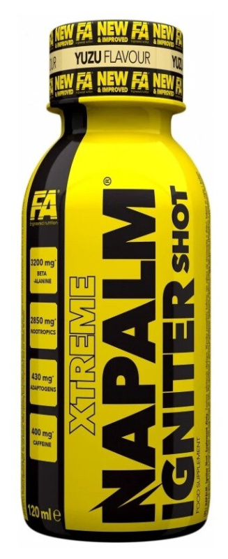 Fitness Authority Xtreme Napalm Igniter Shot Juice 120 ml Příchuť: Yuzu