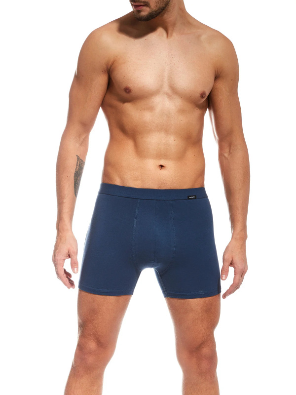 Pánské boxerky Cornette Authentic Perfect modrá S