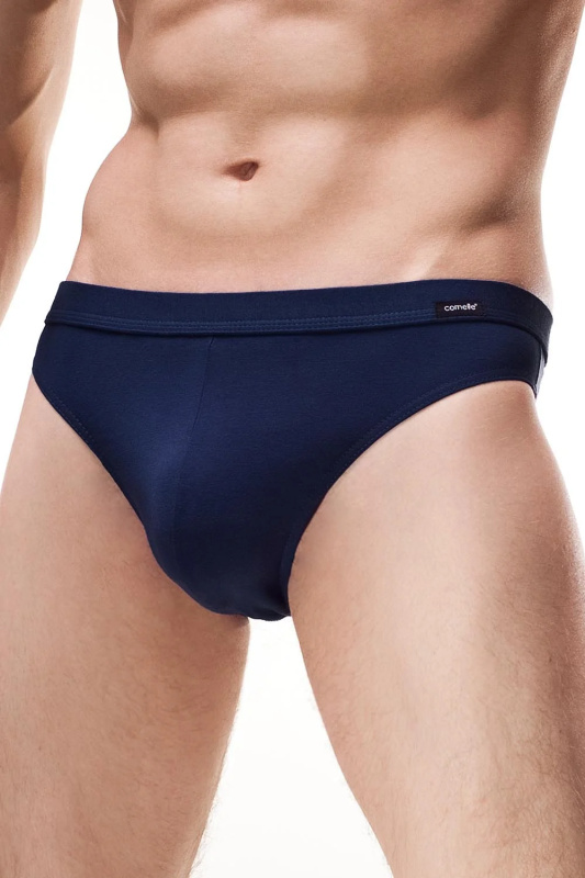 Pánské slipy Cornette Authentic Mini tmavě modrá M