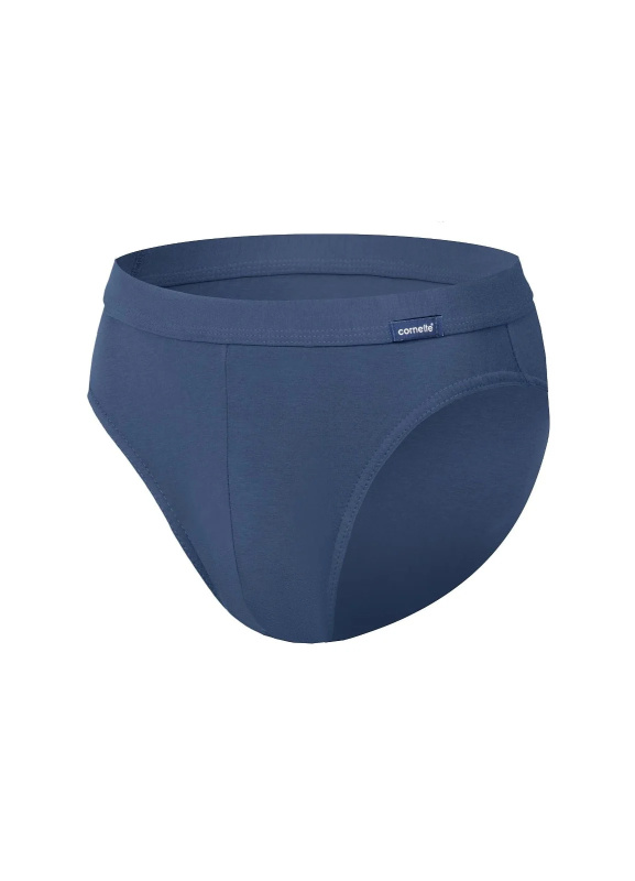 Pánské slipy Cornette Authentic Mini melanžově šedá XL