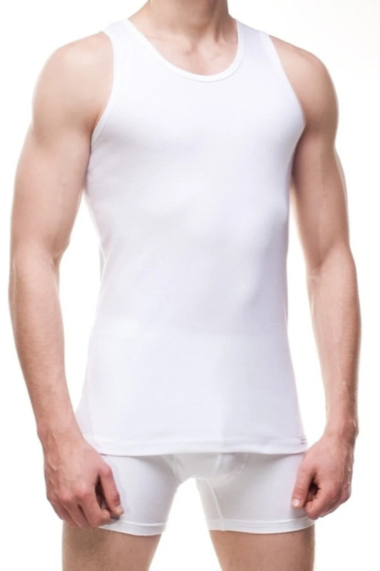 Pánský nátělník AUTHENTIC 213 RIBBED BIG - CORNETTE šedá 3xl