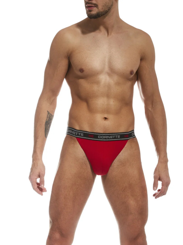 Pánské slipy HIGH EMOTION TANGA - CORNETTE GRAFIT 2XL