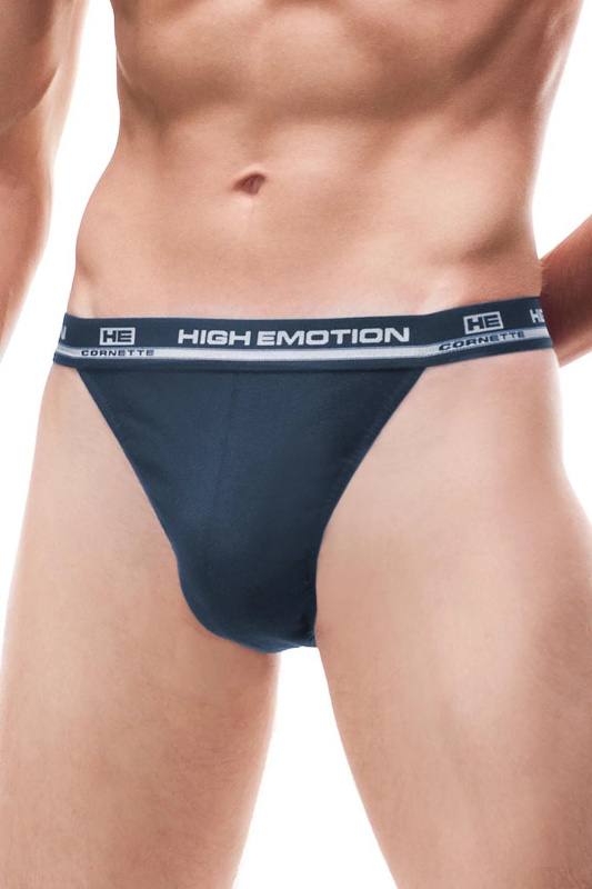 Pánská tanga Cornette High Emotion džínovina M