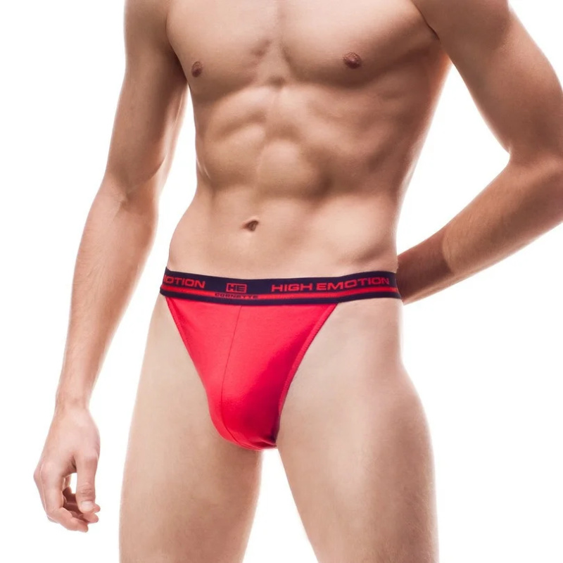 Pánská tanga Cornette 502 String High Emotion Barva: Modrá - tmavě, Velikost: 2XL