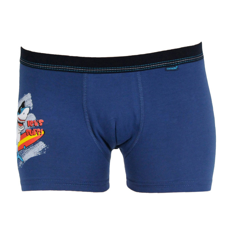 Dětské boxerky Cornette Kids modré (701/105) 98, trenky / trenýrky