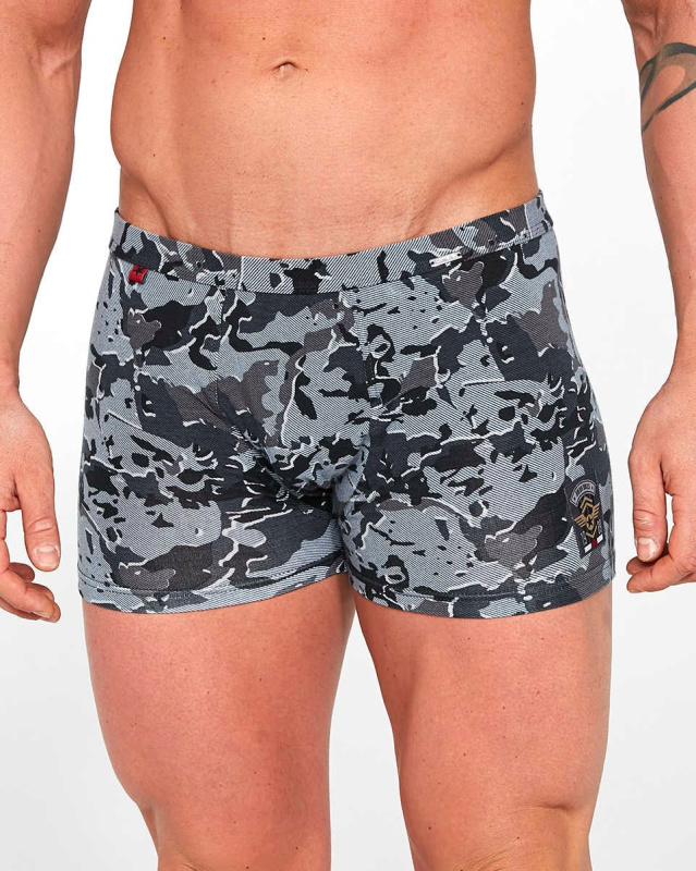 Boxerky Cornette Military 295/01 Barva: Šedá, Velikost: XL