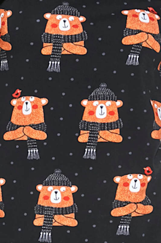 Dětské pyžamo Cornette Bear 996/148 Kids Barva: Černá, Velikost: 110-116