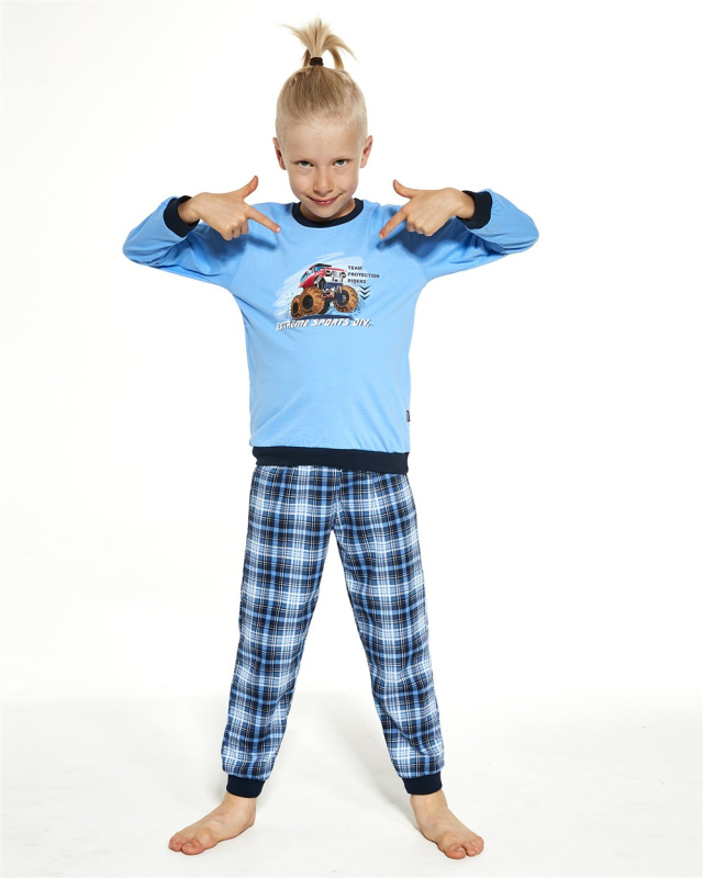 Dětské pyžamo Cornette Extreme 593/116 Kids Barva: Modrá, Velikost: 86-92