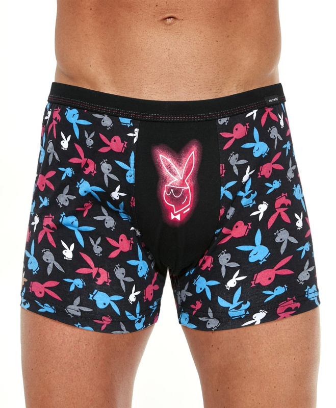 Boxerky Cornette Tattoo 280/200 Bunny Barva: Černá, Velikost: M