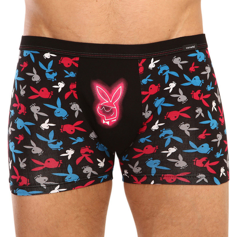 Boxerky Cornette Tattoo 280/200 Bunny Barva: Černá, Velikost: L
