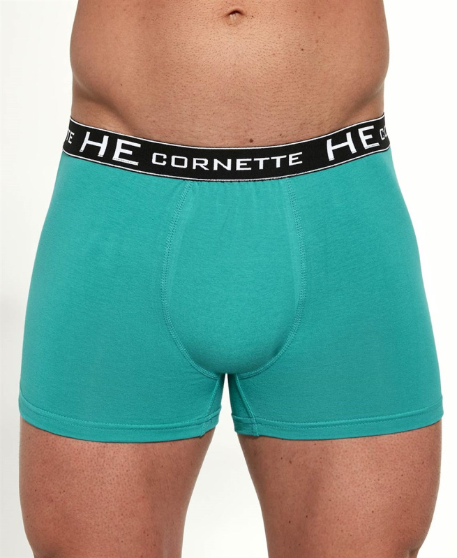 Boxerky Cornette High Emotion 503 Energy Emerald Barva: Modrá, Velikost: L